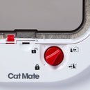 Elektromagnetische Katzenklappe – Weiß (254W)