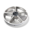 Closer Pets Edelstahleinsätze x 5 für automatische Futterautomaten mit fünf Mahlzeiten (nur Näpfe)