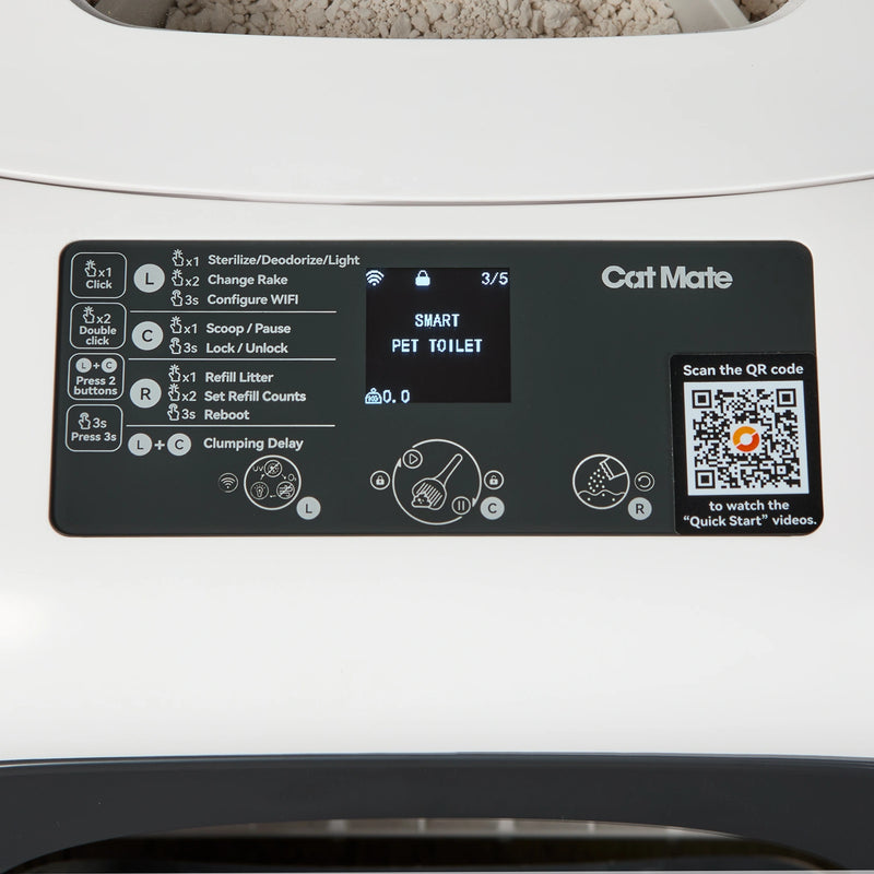 Cat Mate Automatische, Selbstreinigende Katzentoilette iOS/Android