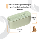 Cat Mate 800ml USB-Keramik-Katzen-Trinkbrunnen