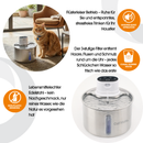 Cat Mate 2,2-Liter kabelloser Katzen-Trinkbrunnen aus Edelstahl