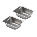 Edelstahleinsätze für Closer Pets MiBowl Automatischer Futterautomat mit Mikrochip